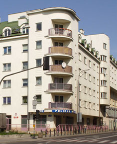 Multi-family residential building with a car park in ul. Ząbkowska 15/17/19/21/23 in Warsaw